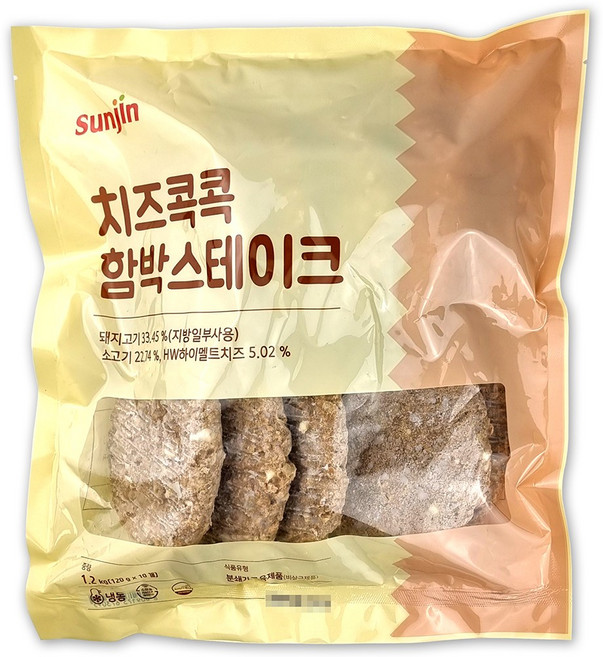 선진FS 치즈콕콕 함박스테이크, 1.2kg, 1개