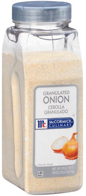 양파가루 어니언 파우더 양파 분말 맥코믹 요리 립 18온스 가루 용기 1개 딥 브레드잉 수프 육류에 완벽합니다, 1g