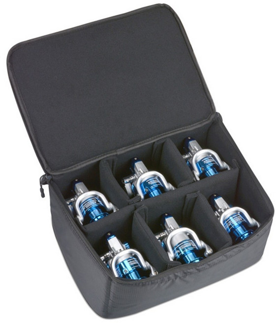 내부 분배기 낚시 릴 가방 가방 낚시 태클 저장 케이스 4 크기 사항, XL