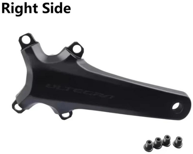 Shimano 105 R7100 크랭크암 2x12 속도 쌍/오른쪽 165/170/172.5/175mm 12S 도로 자전거 용 기존 액세서리, 03 160mm, 01 A Pair Crankarm, 1개