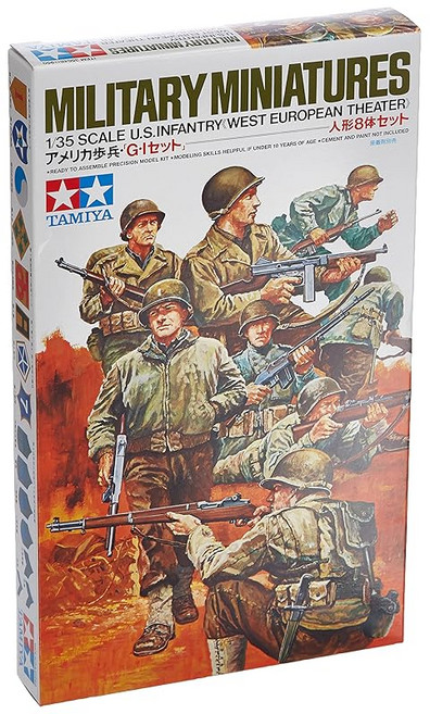타미야 1/35 밀리터리 미니어처 시리즈 No.48 미국 육군 보병 GI 세트 플라모델 35048