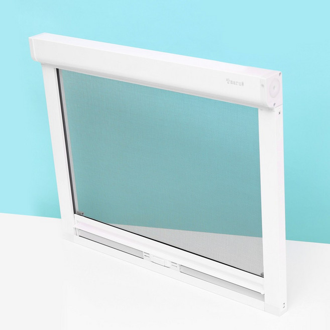 창마루 테크롤방충망 롤방충망 프로젝트방충망 자동롤방충망 상하식방충망 (백색), 0-300, 0-300