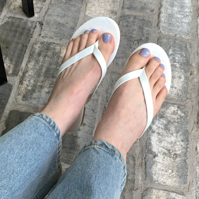 라블 여성용 10color 유광 플립플랍 쪼리