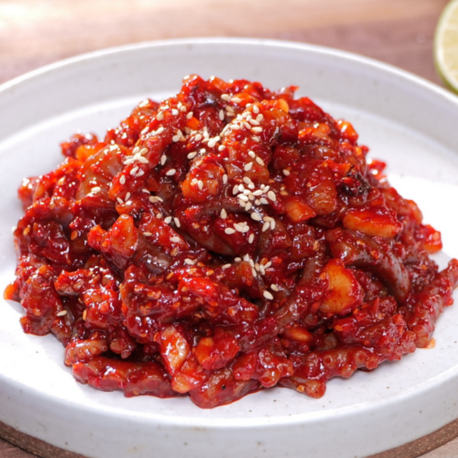 낙지젓갈 500g씩 간편포장 / ISO인증 / 씹을수록 더 고소한 젓갈, 1통, 500g