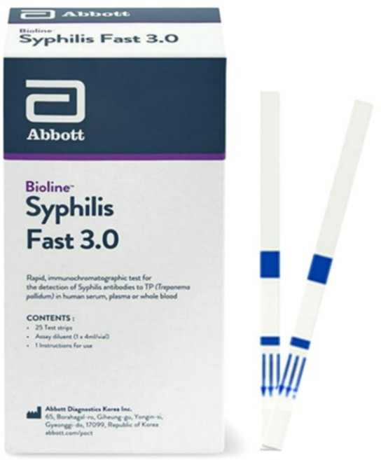 애보트 바이오라인 씨필리스 패스트 3.0 매독검사키트 빠른자가진단, 1개
