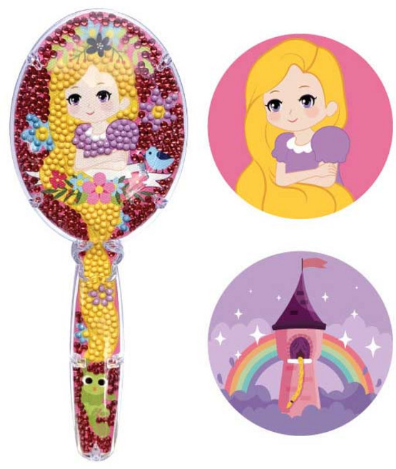 보석십자수 빗거울세트 만들기, 금발공주, 1개