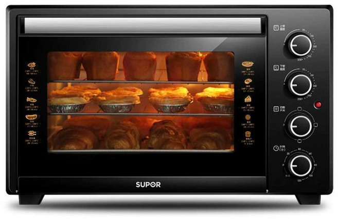 35L 컨벡스 컨벤션 데크 미니 업소용 기 오븐, 단일옵션, 1개