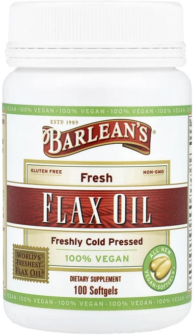 프리미엄상품 Barlean's 생 아마 오일 소프트젤 100정 부모님챙기세요, Barleans 생 아마 오일 소프트젤 100정 - 쿠팡