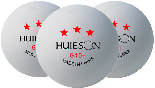 ABS 3성 탁구공 연습용 50개 벌크, 화이트, 1개, 100개입