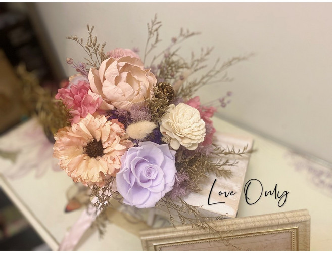 Love Only 仲夏之戀捧花 婚禮新娘捧花, 1個