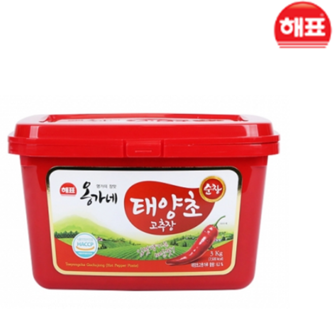 해표 옹가네 태양초 고추장, 3kg, 16개