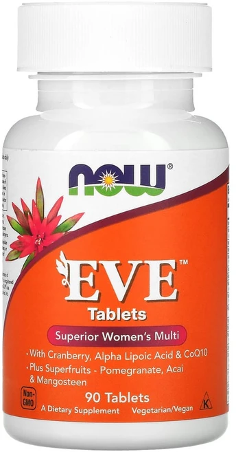 NOW Foods Eve 슈페리어 우먼스 멀티 90 정, 1개, 90정 - 쿠팡