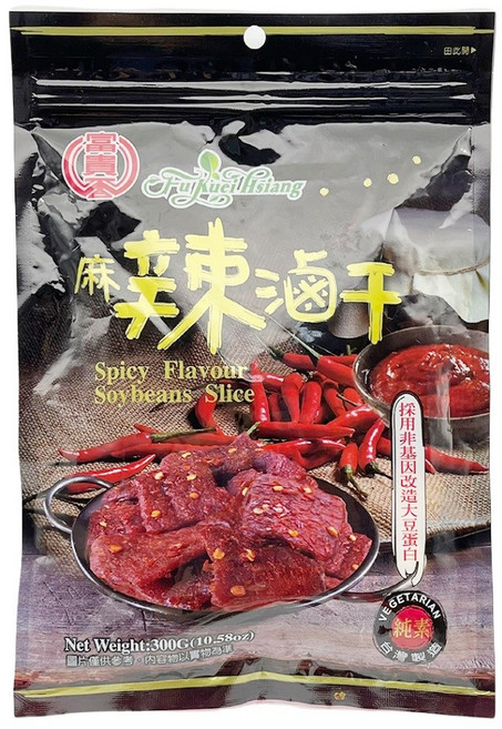 Fuyuexiang 辣味豆干片 300g, 1個