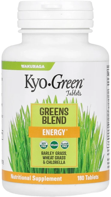 Kyolic Kyo-Green Greens Blend Energy 180 Tablets, Kyolic, Kyo-Green, Greens Blen, 1개, 180정 - 쿠팡