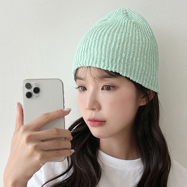 [국내생산] 니트 비니 6color