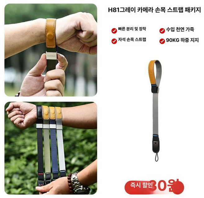 카메라줌백 수납 홀스터 충격방지 크로스백 줌백, 1개, 30원 그레이 D1 1세대 대형+H81