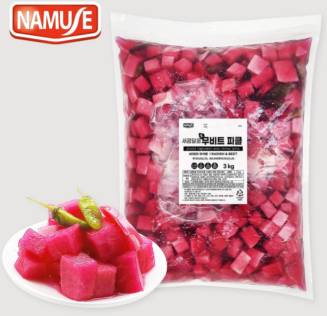 나무새 무비트피클 3kg, 1개