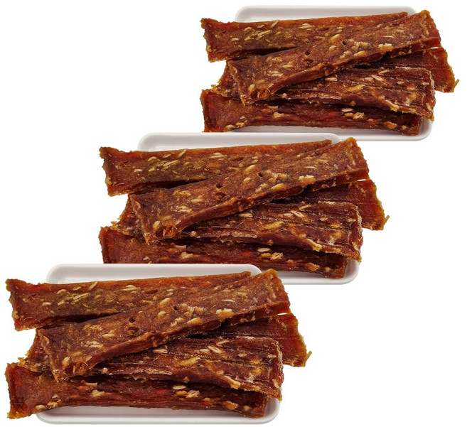 국내제작 유기농 오트밀 오리안심 블루베리로 만든 오블오트밀스틱 원기회복 다이어트에 좋은 강아지수제간식, 3개, 70g