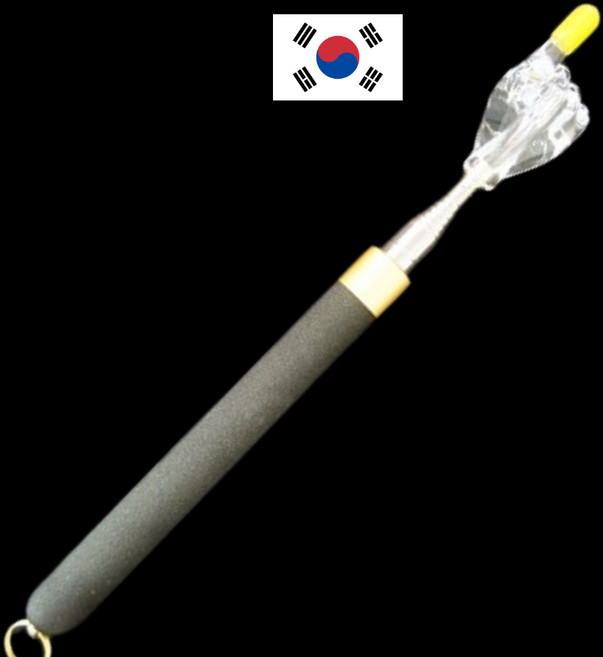 국산 투명손 핸드 지시봉 핑거포인터 1M, 1개