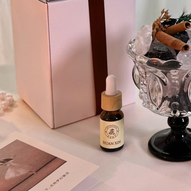 無火香薰擴香石精油臥室內家用持久留香高級晶石干花擺件生日禮物, 1個, 香薰精油10ml無人區玫瑰