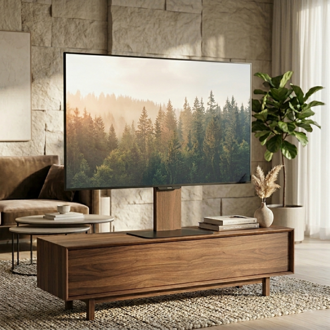 마운트피아 티비 스탠드 거치대 40-75인치 삼성 엘지 TV 중소기업 호환, 1개, MP-10B