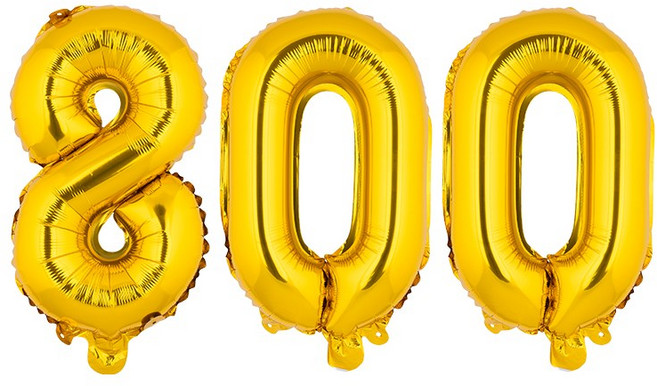 아트포유 백일 100일 200일 300일 풍선 이벤트 세트 3P, 옐로우 골드 800, 1개