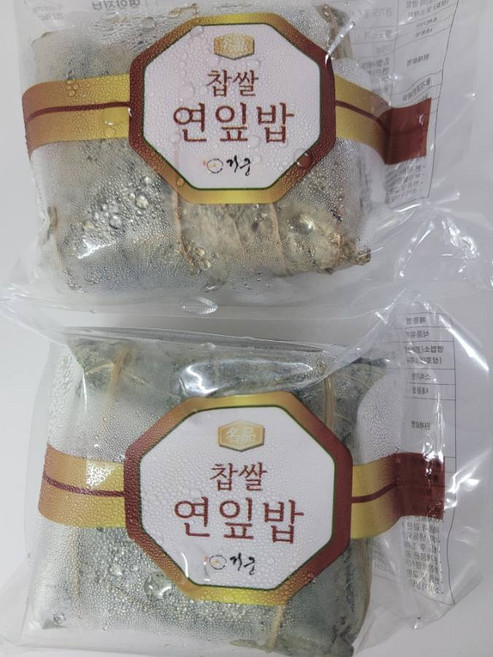 고급포장 연잎밥 식 영양만점 쌀/잡곡류 식품 신선한 270g 12개, 1g
