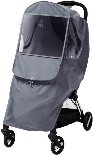 마니또 자동폴딩 유모차커버, 다크그레이, 1개