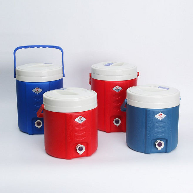 야외 캠핑 작업 용 보냉 물 통 7리터 10리터, 파랑/청록 중 램덤발송, 1개, 10L, 파랑(파랑/청록 중 랜덤발송)