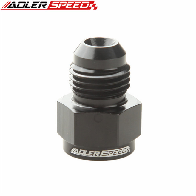 블랙 알루미늄 피팅 어댑터 암-수 확장기 AN3, AN4 To AN6 BLACK