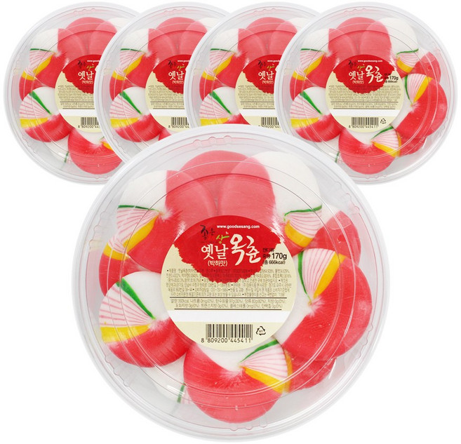 좋은세상 홍옥춘 캔디, 5개, 170g