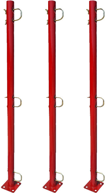 앙카식난간대 3단 앙카식난간대 안전난간대 슬라브난간대 포스트난간대 H:1200 3단 ( 국산 KS 단관파이프 48.6X2.3T ), 1개