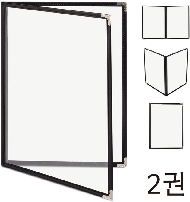 (우리메뉴) 투명메뉴판 4p 6p 8p