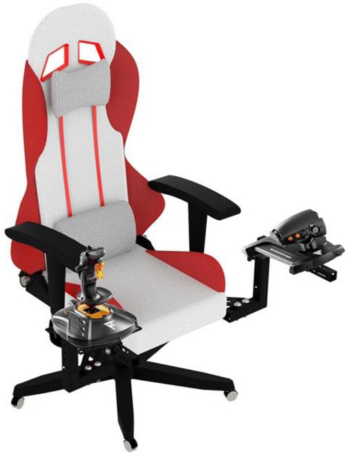 EG STARTS 스타트 게임 조이스틱핫스 의자 마운트 Thrustmaster A10C Hotas Warthog T16000M FCS 및 TCA Officer Pack Airb, JOYSTICK / HOTAS CHAIR MOUNT