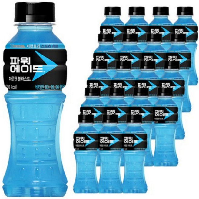 파워에이드 마운틴블라스트, 355ml, 20개