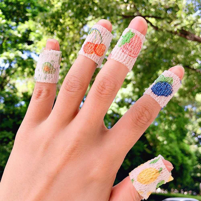 손톱 물어뜯기방지 테이프 네일 버릇 손가락 손뜯기 밴드, 1개, 4권(여아 스타일)