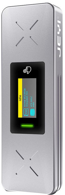 JEYI I9X 스마트 M.2 NVMe / SATA SSD 인클로저 USB 3.2 Gen 2 10Gbps 외부 M2 어댑터 케이스 지원 M-키 B+M 키 UASP 트림, 실버 그레이