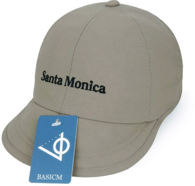 [국산] 베이직엠 남성 여성 사계절 야구모자 볼캡 숏챙 santa monica