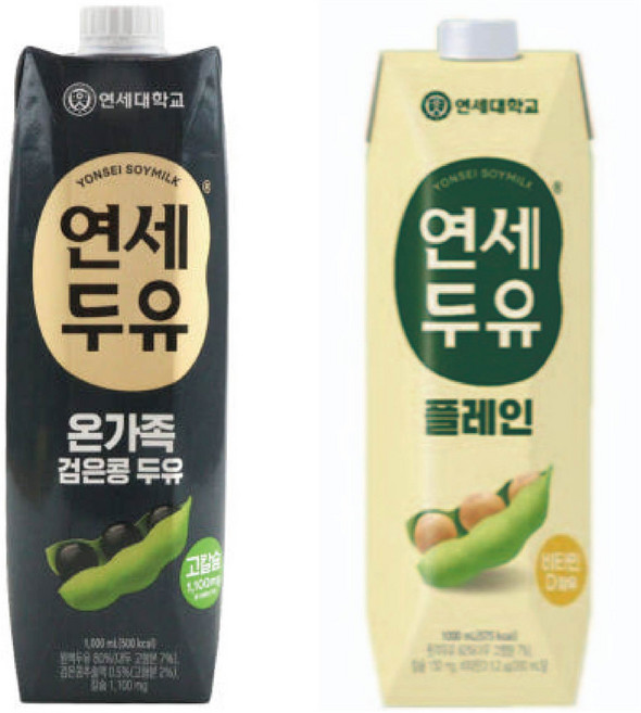 연세두유 1Lx12팩(고소한두유6팩+검은콩두유6팩)/무배, 1세트, 1L