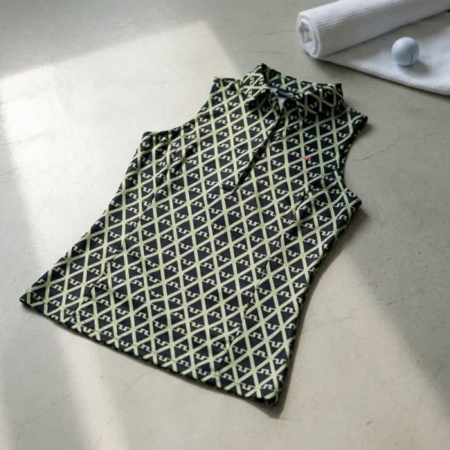 제이린드버그 Dena Print Sleeveless Top GWJT09008-O500 여성 데나 프린트 슬리브리스 탑