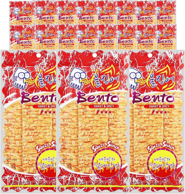 벤토불징어 스위트 앤 스파이시, 19개