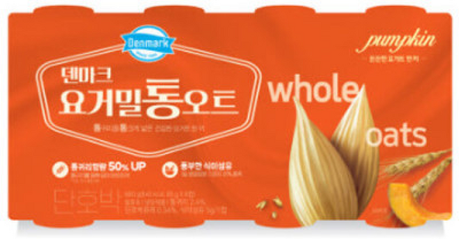 동원 덴마크 요거밀 통오트() 단호박 /냉장무배, 1개, 680g