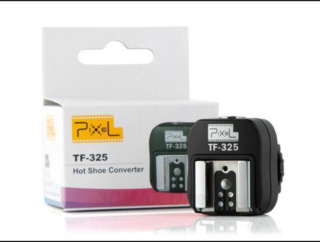 Pixel TF-321TF- 334TF-335 TF-322TF-324TF-325 Canon sony Nikon Pentax 컨트롤러 용 TTL 플래시 핫슈 어댑터 변환기, [06] TF-325, 1개