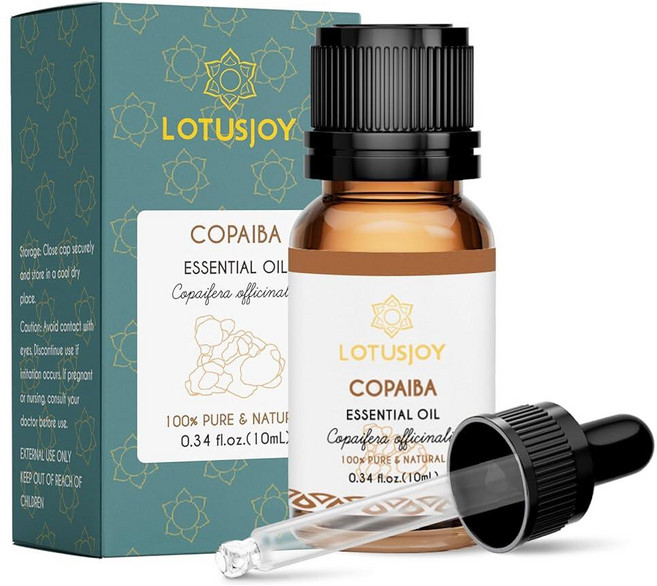 LOTUSJOY Helichrysum Essential Oil 1 Oz – Pure & Natural for Bruising Skin Aromatherapy Massage DI, 코파이바, 0.34액량 온스(1개입)
