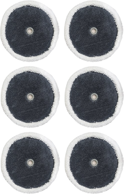 에브리봇 쓰리스핀 극세사 걸레 패드 호환 청소포 4EA 6EA, 6개, 물걸레