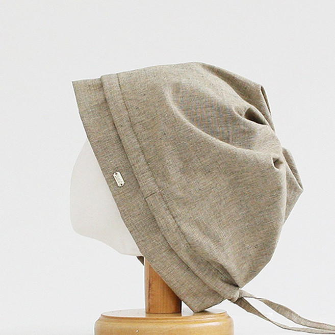 지오마켓 봄 여름 여성 수면 끈두건 중년 실내 비니 항암 병원 주방 모자 식당 여자 버킷햇 머리 두건