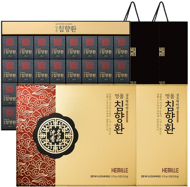 김소형원장 침향30% 명품 침향환 32환+쇼핑백, 120g, 2박스