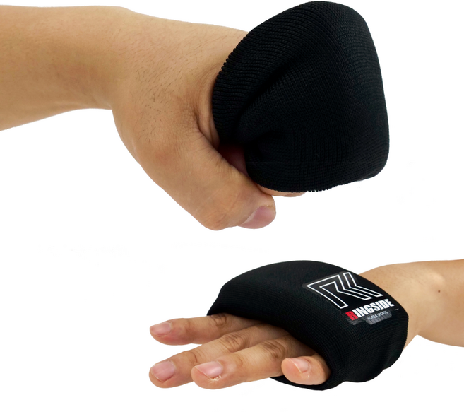 링사이드코리아 밴드형 복싱 겔가드 너클가드 이지 핸드랩 정권보호 격투기 1쌍, 블랙