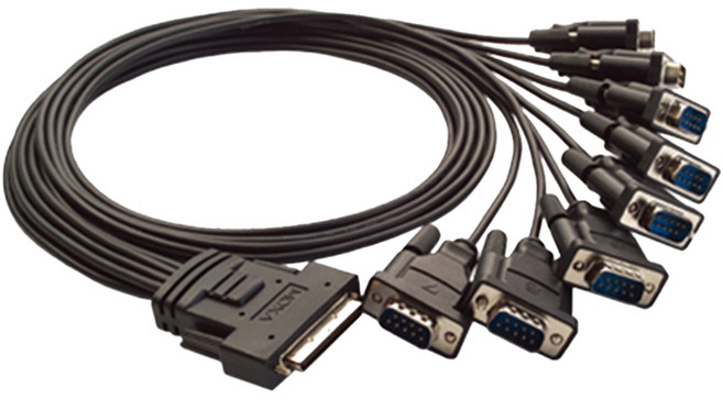 昌運監視器 MOXA Cable/CBL-M68M9x8-100 串列連接纜線, 1個