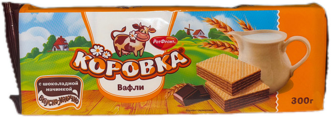 초콜릿 와플 코로브카 로트프론트, 300g, 1개